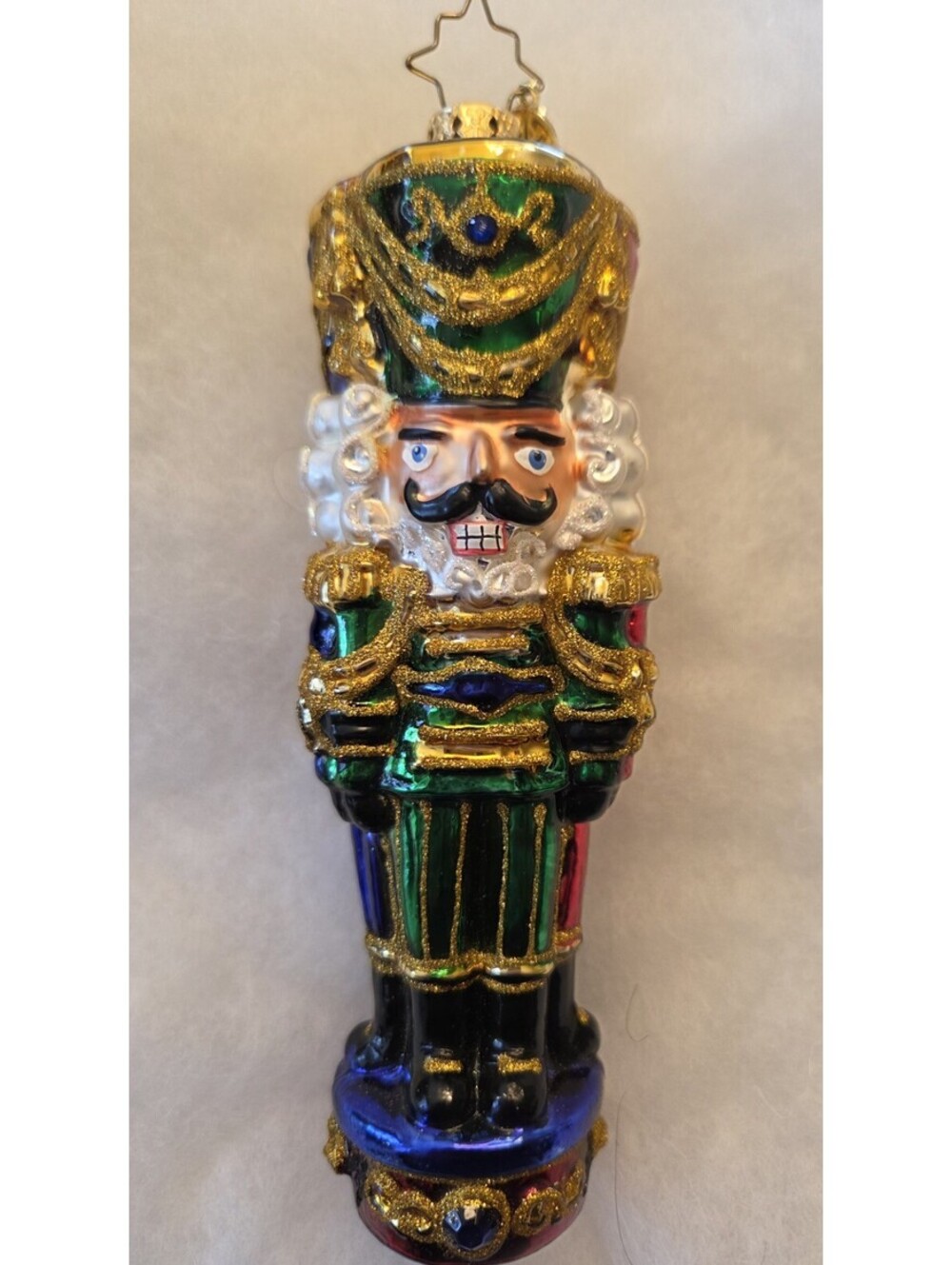 Christopher Radko Three Nutty Knights 5.75" Glass Nutcracker Full Size Ornament